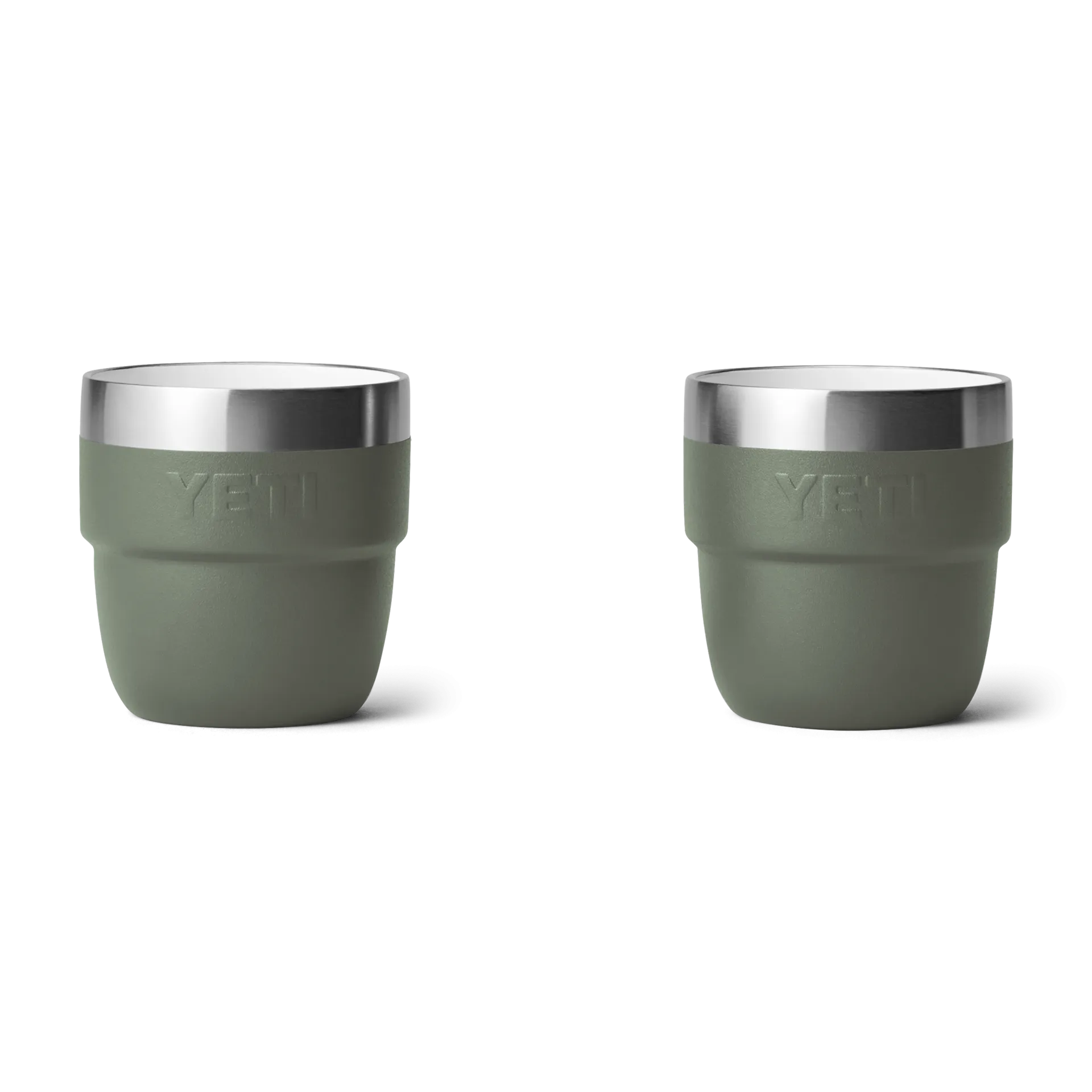 4 oz. / 118ml Stackable Cups - Camp Green (2 pack)