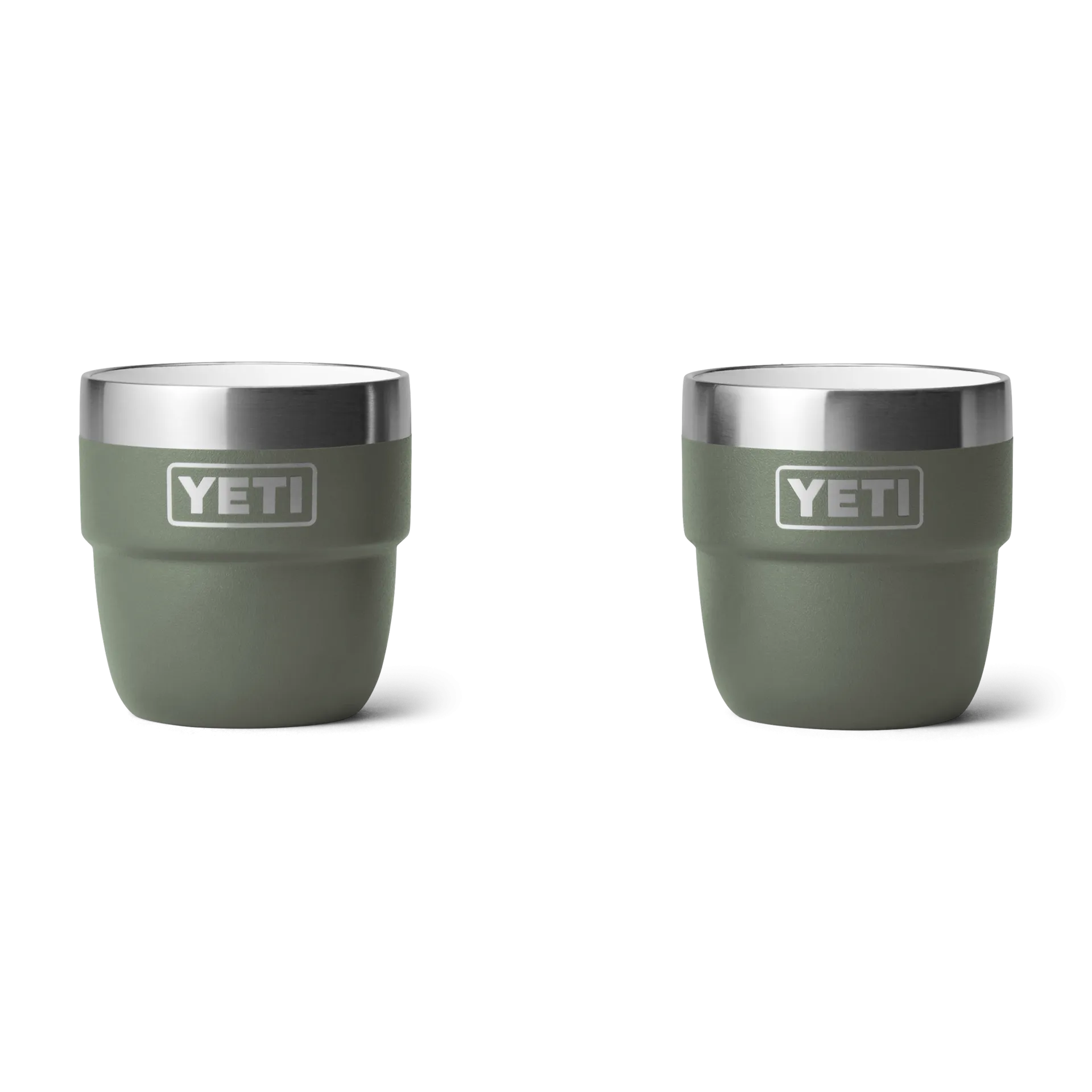 4 oz. / 118ml Stackable Cups - Camp Green (2 pack)