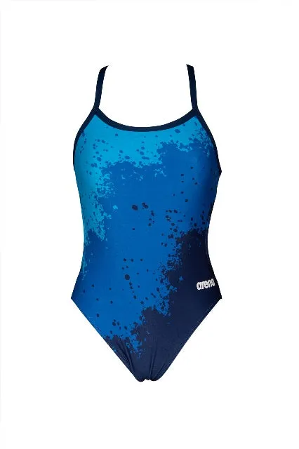 ARENA Women's Spraypaint MaxLife Light Drop Back One Piece Swimsuit