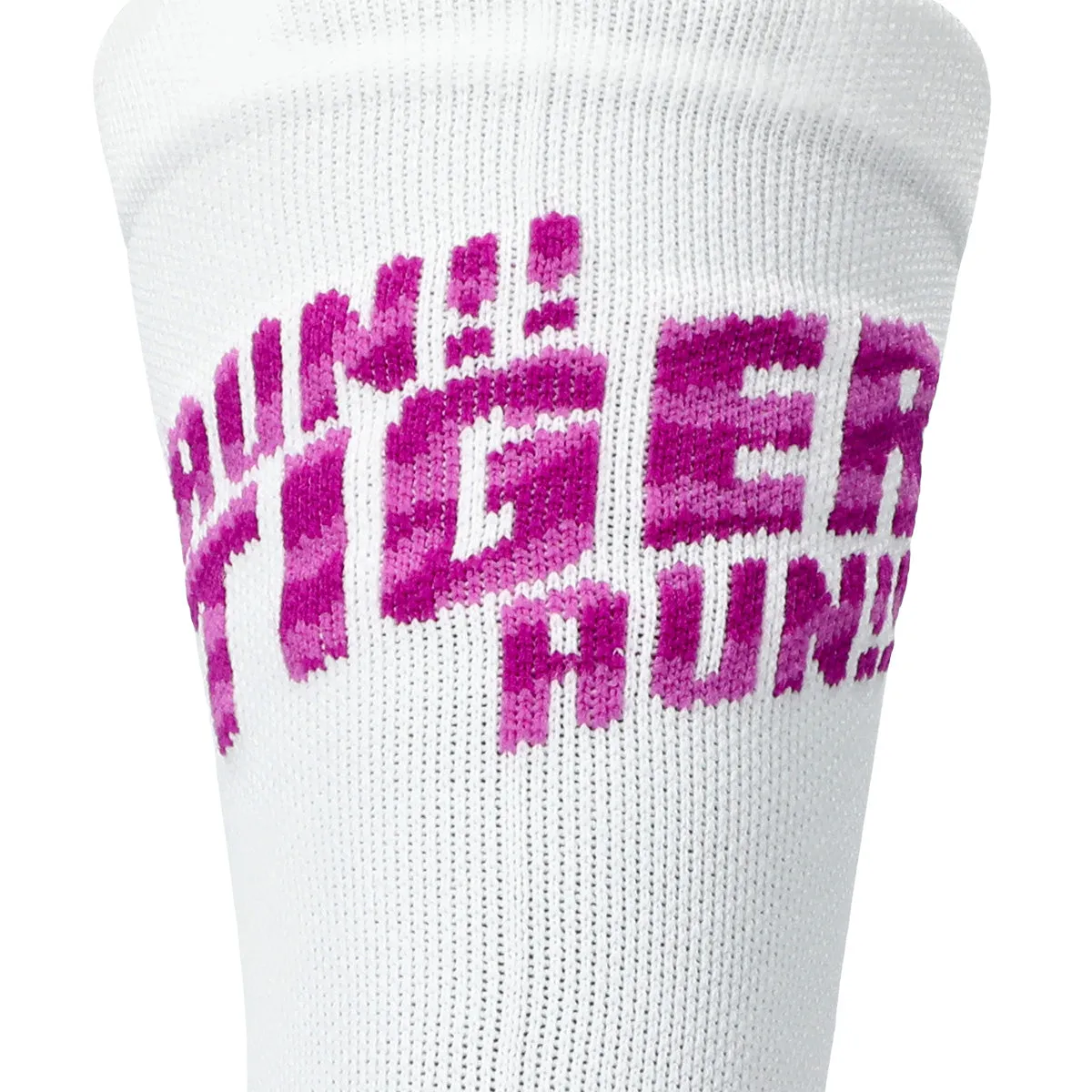 Asics Performance Run Crew Sock Brillant White Bold Magenta גרבי אסיקס