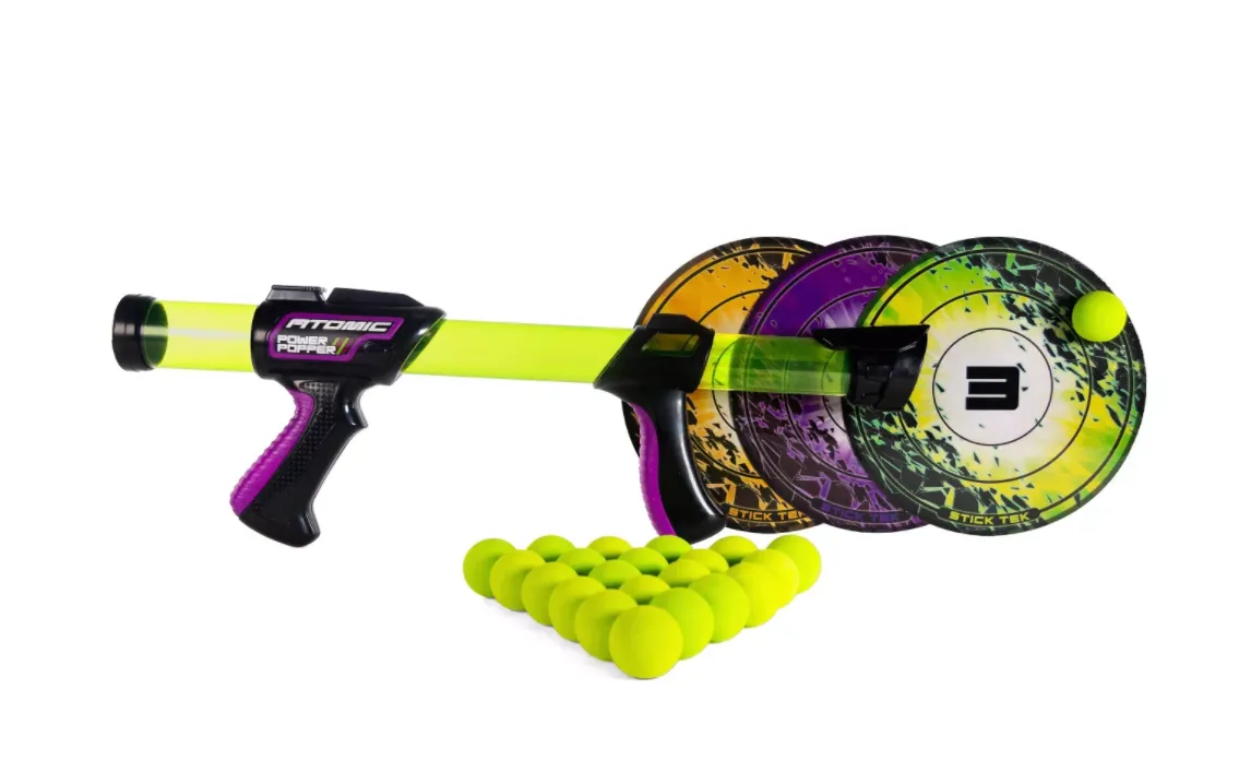 Atomic Power Popper 12X Bundle with Sticky Targets