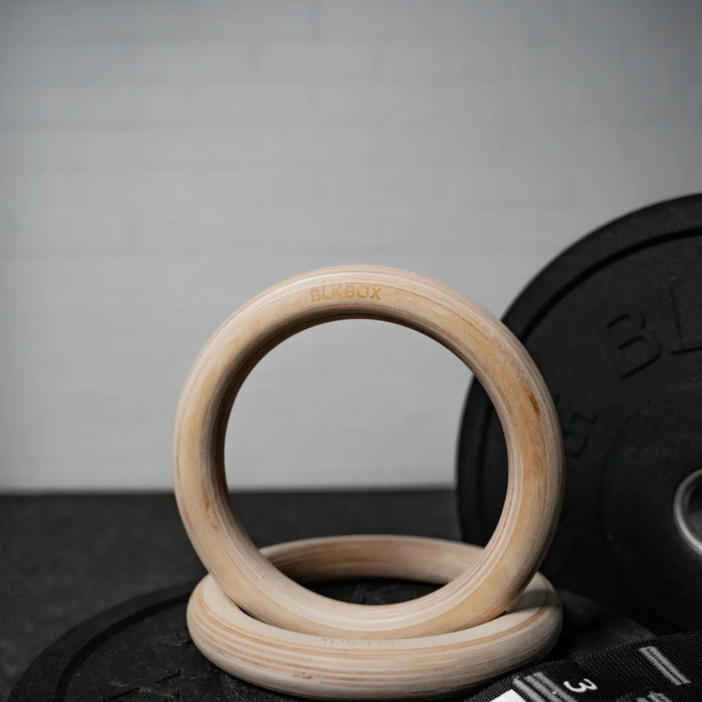 BLK BOX Wooden Competition Gymnastics Rings