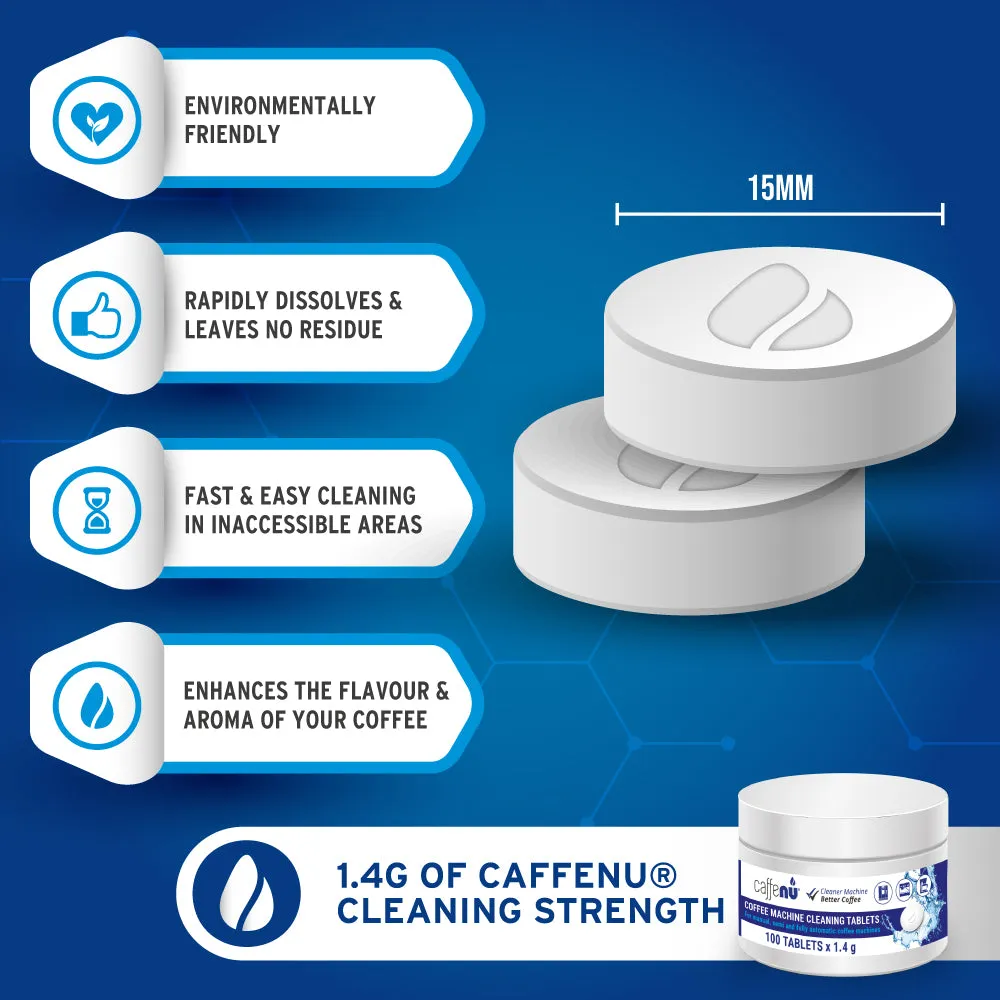 Caffenu Cleaning Tablets Tub (100 X 1.4g)