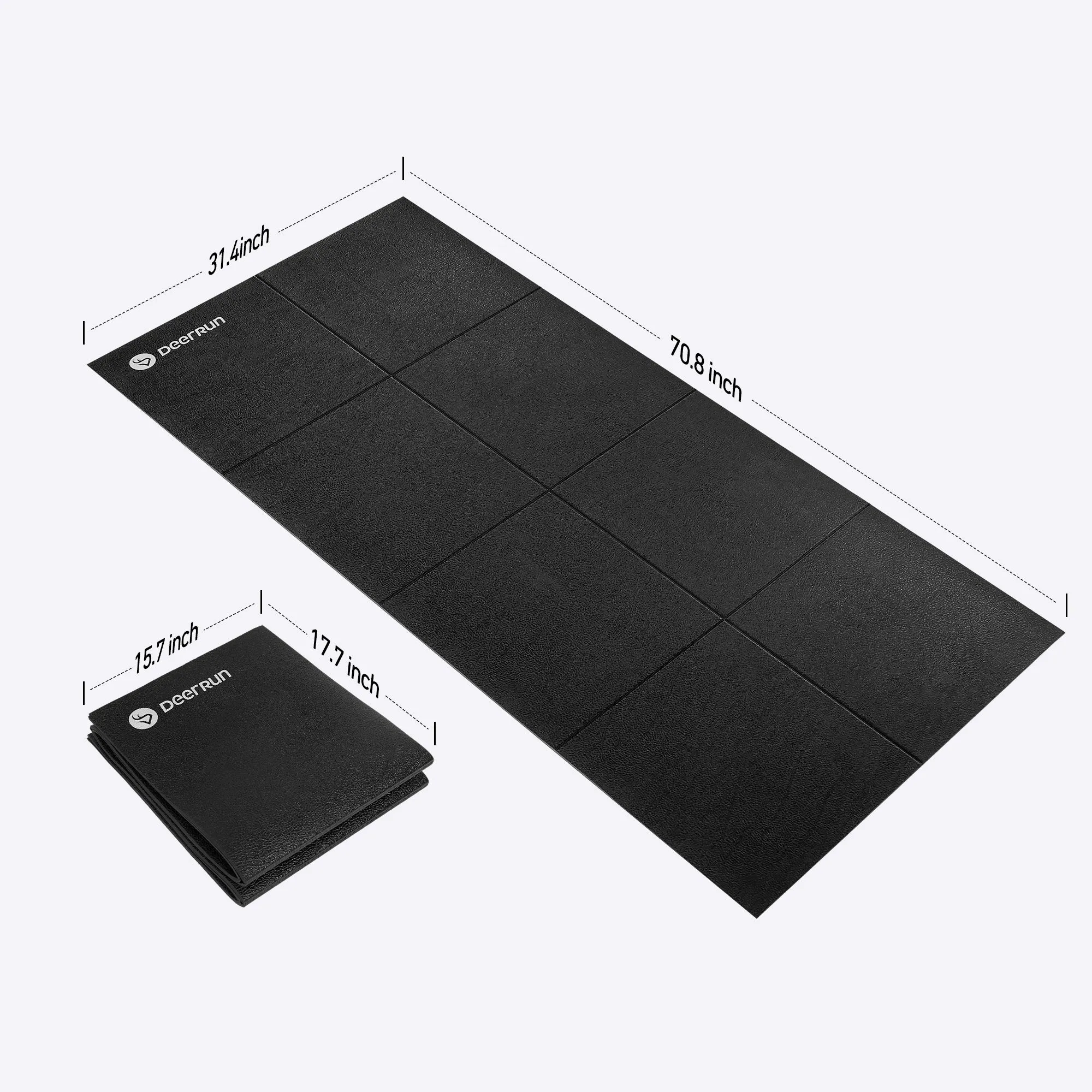 DeerRun® Rowing Machine Mat, Compatibility with RW600 Smart Rowing Machine