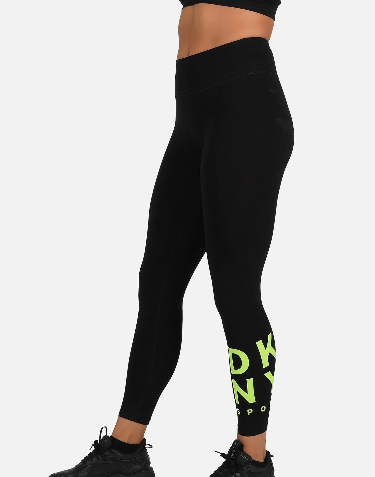 Dkny HIGH-WAIST LOGO LEGGINGS