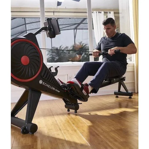 Echelon Connected Smart Rower Machine - Black | 23-ECHROWER