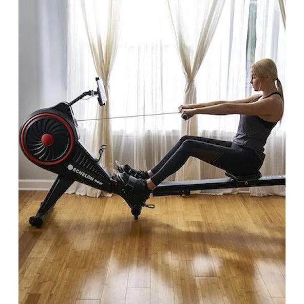 Echelon Connected Smart Rower Machine - Black | 23-ECHROWER