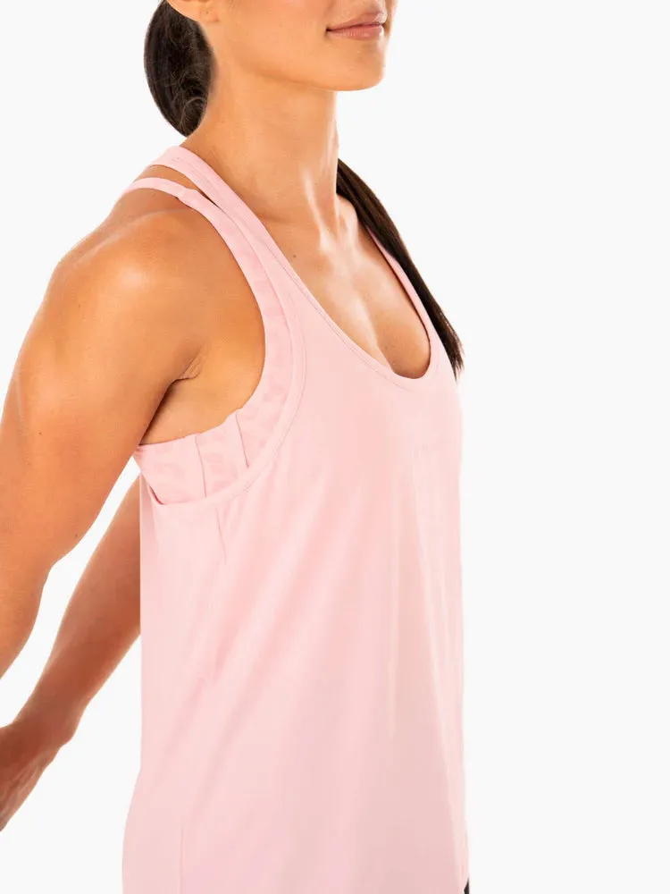 EVOLUTION RACER BACK TANK PINK