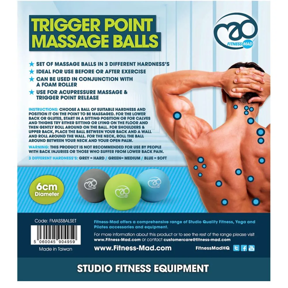 Fitness Mad Trigger Point Massage Ball Set