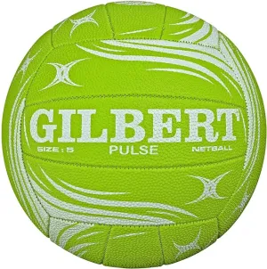 Gilbert Pulse Netball (Green/White) - Size 4