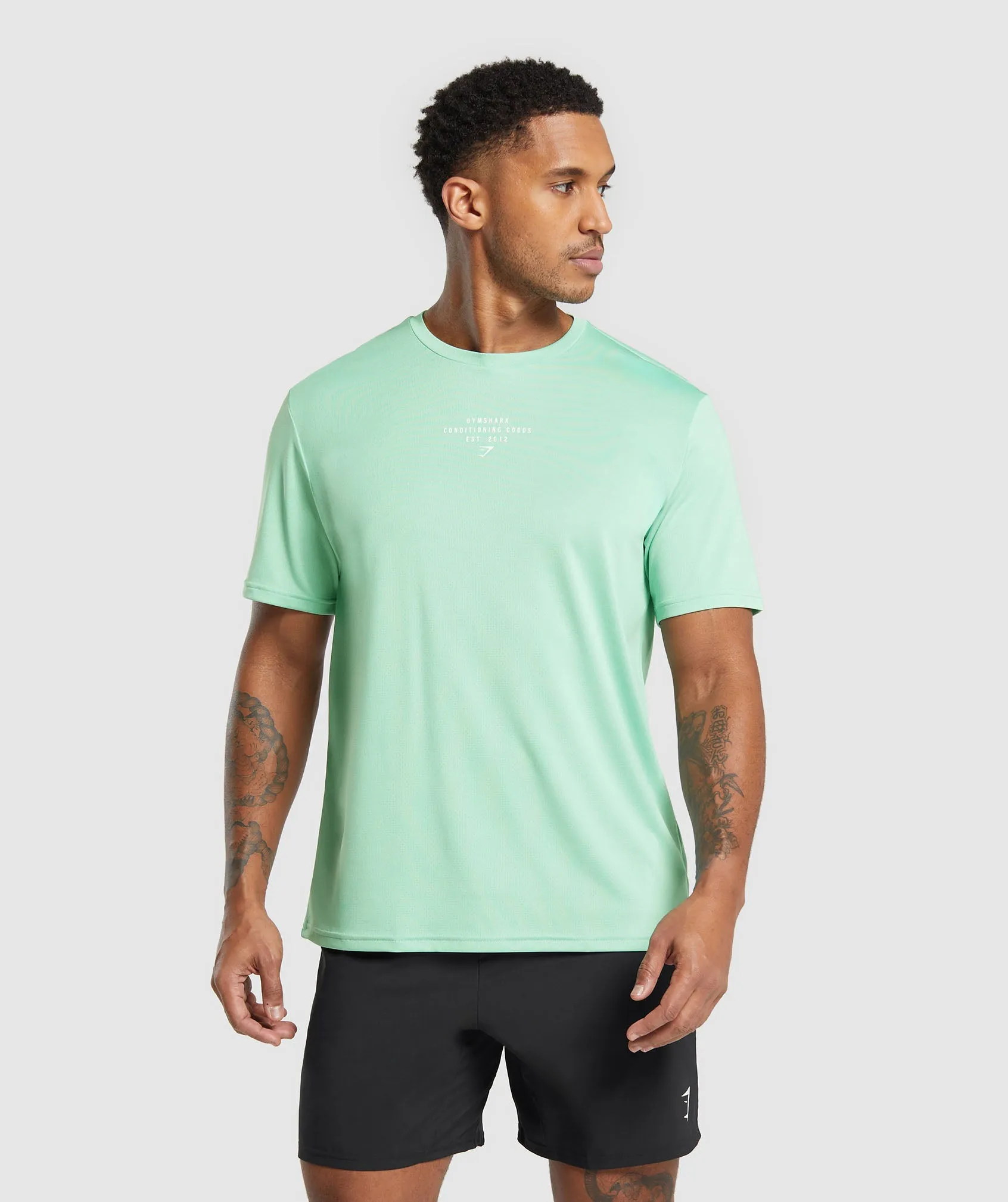 Gymshark Conditioning Goods T-Shirt - Lido Green