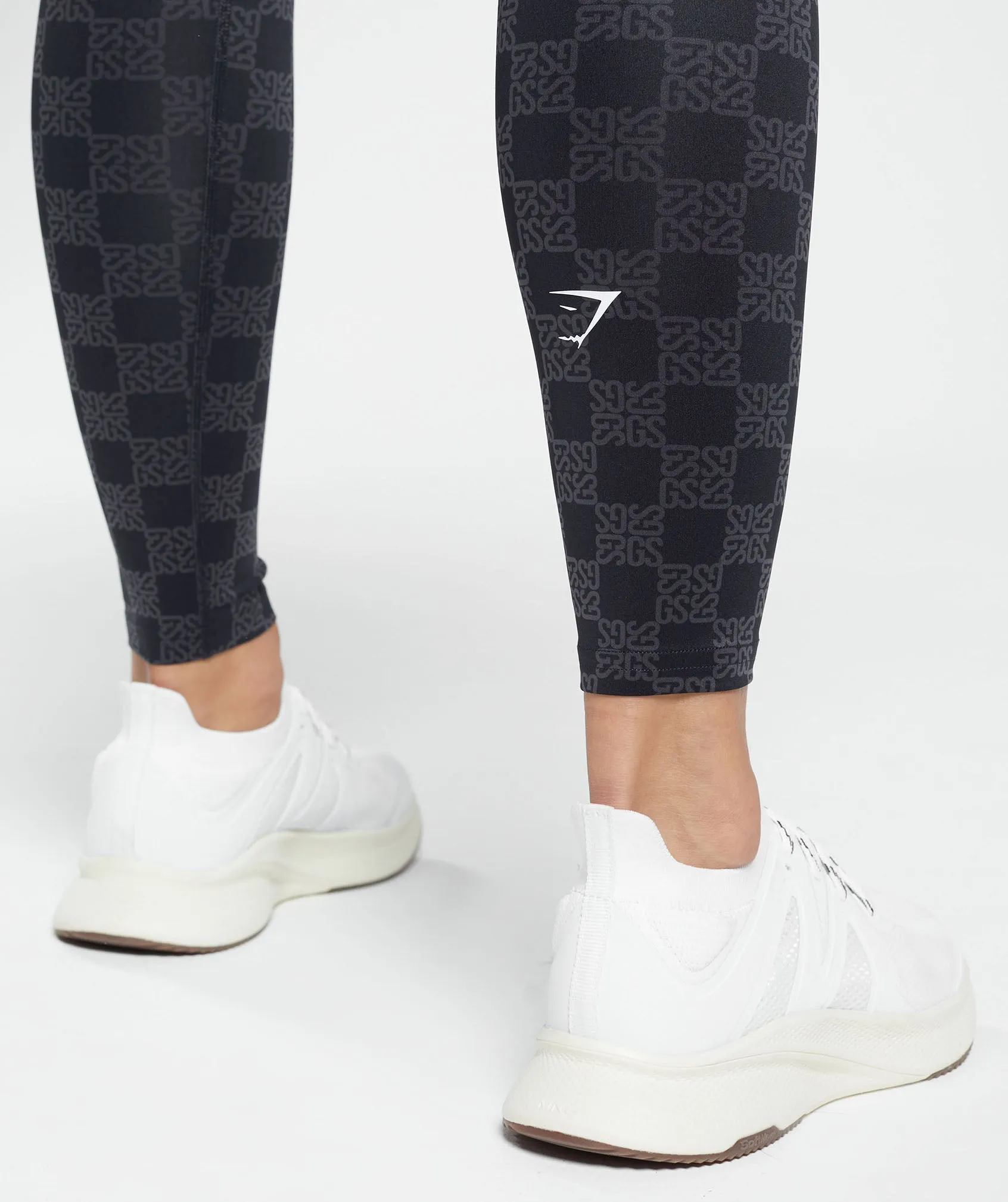 Gymshark Monogram Leggings - Onyx Grey