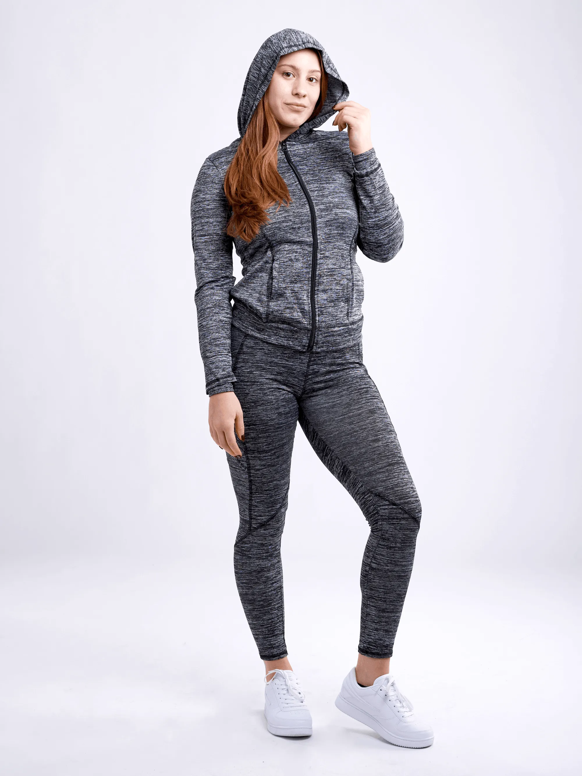 High-Waisted Criss-Cross Training Leggings with Hip Pockets