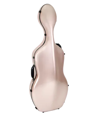 HQ Polycarbon Cello Case 1/2 - Brushed Rose Gold