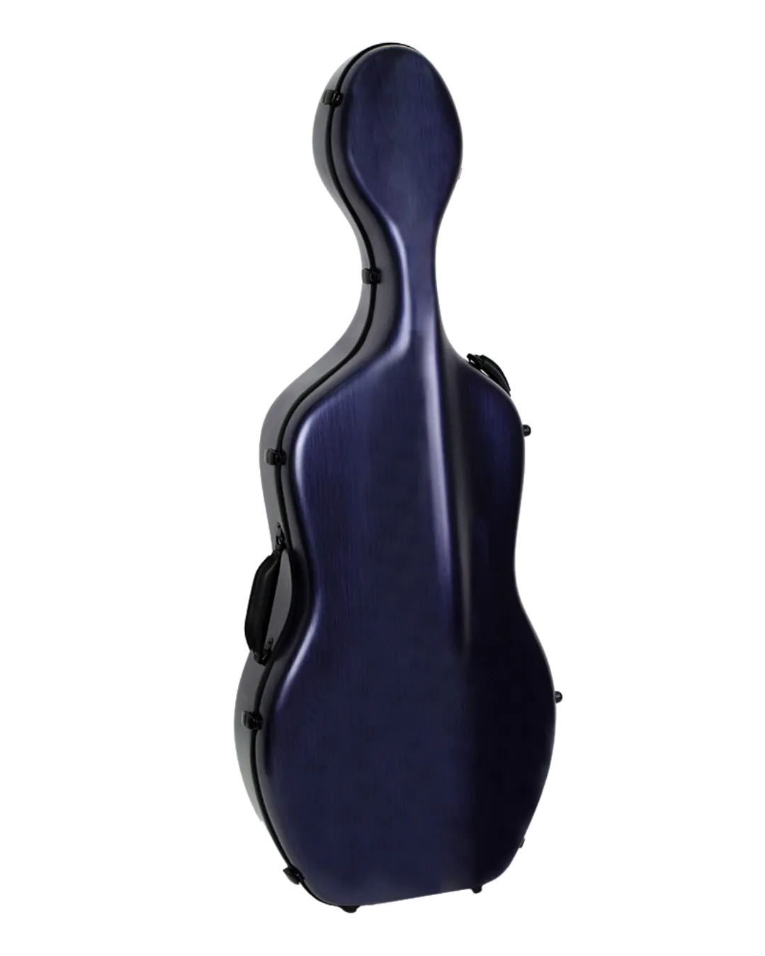 HQ Polycarbon Cello Case 4/4 - Brushed Blue Large