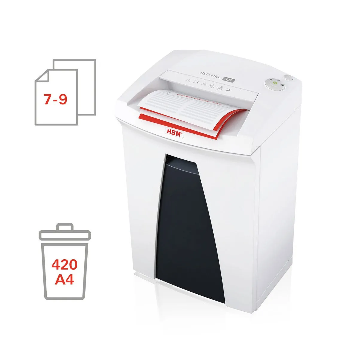 HSM SECURIO B22 Document Shredder