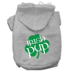 Irish Pup Screen Print Pet Hoodies Grey Size Xxxl (20)