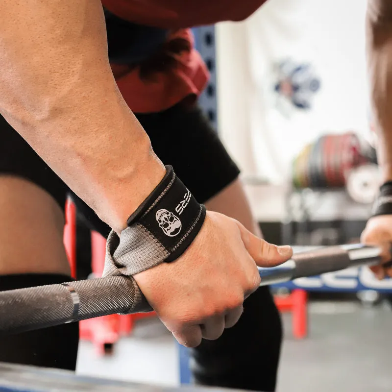 Lifting Straps | Premium Padded Weightlifting Straps - Red/Black