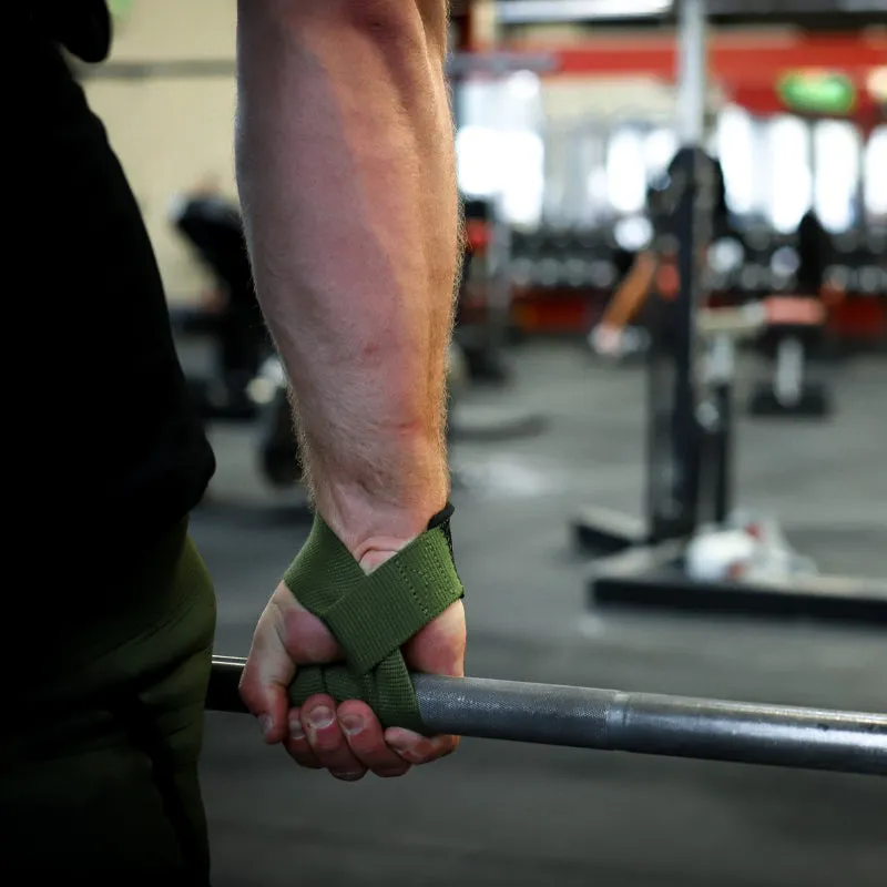 Lifting Straps | Premium Padded Weightlifting Straps - Red/Black