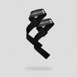 Lifting Straps | Premium Weightlifting Straps - Black (No Padding)