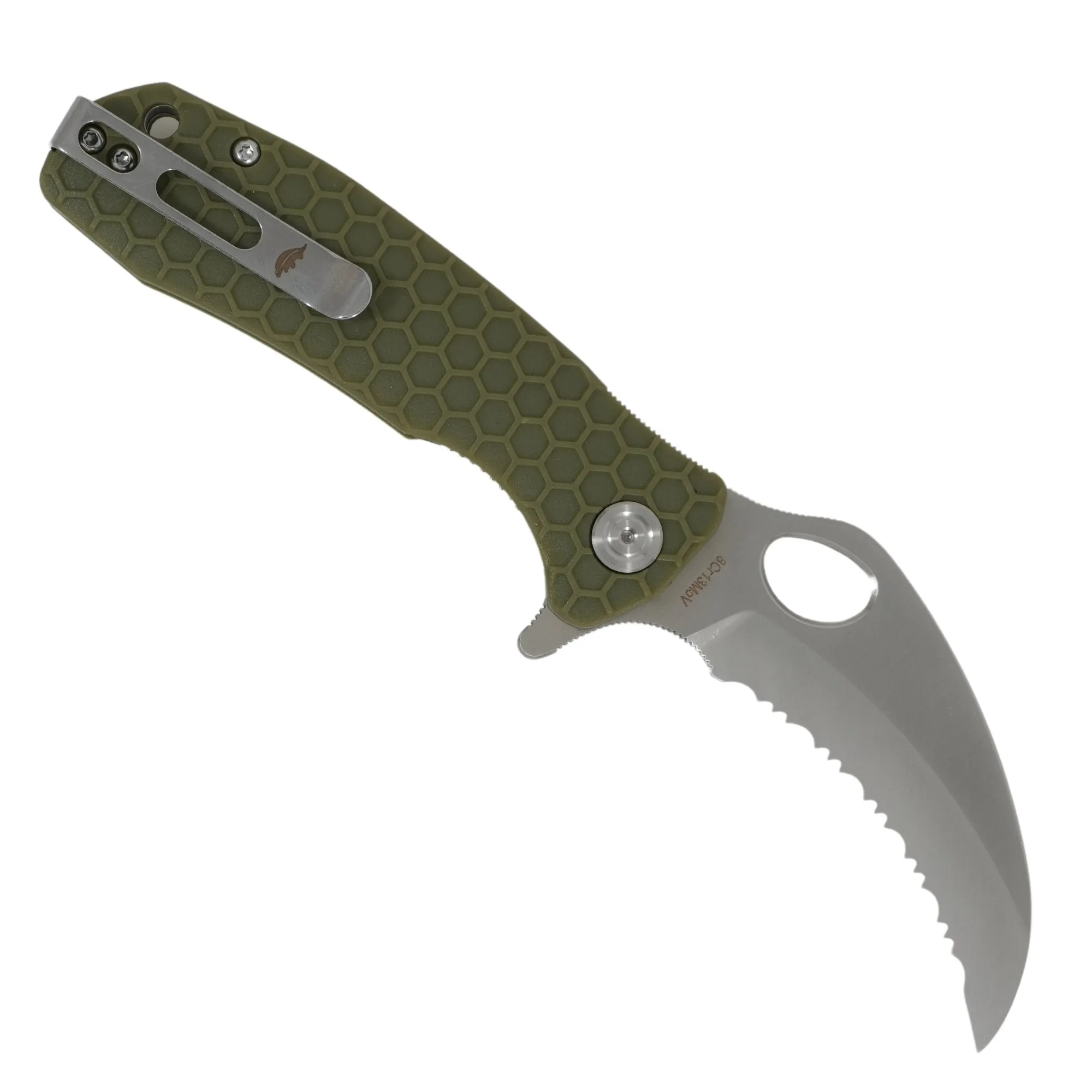 Medium Claw Serrated Knife - 8Cr13MoV Steel