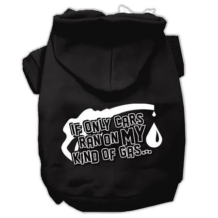 My Kind of Gas Screen Print Pet Hoodies Black S (10)