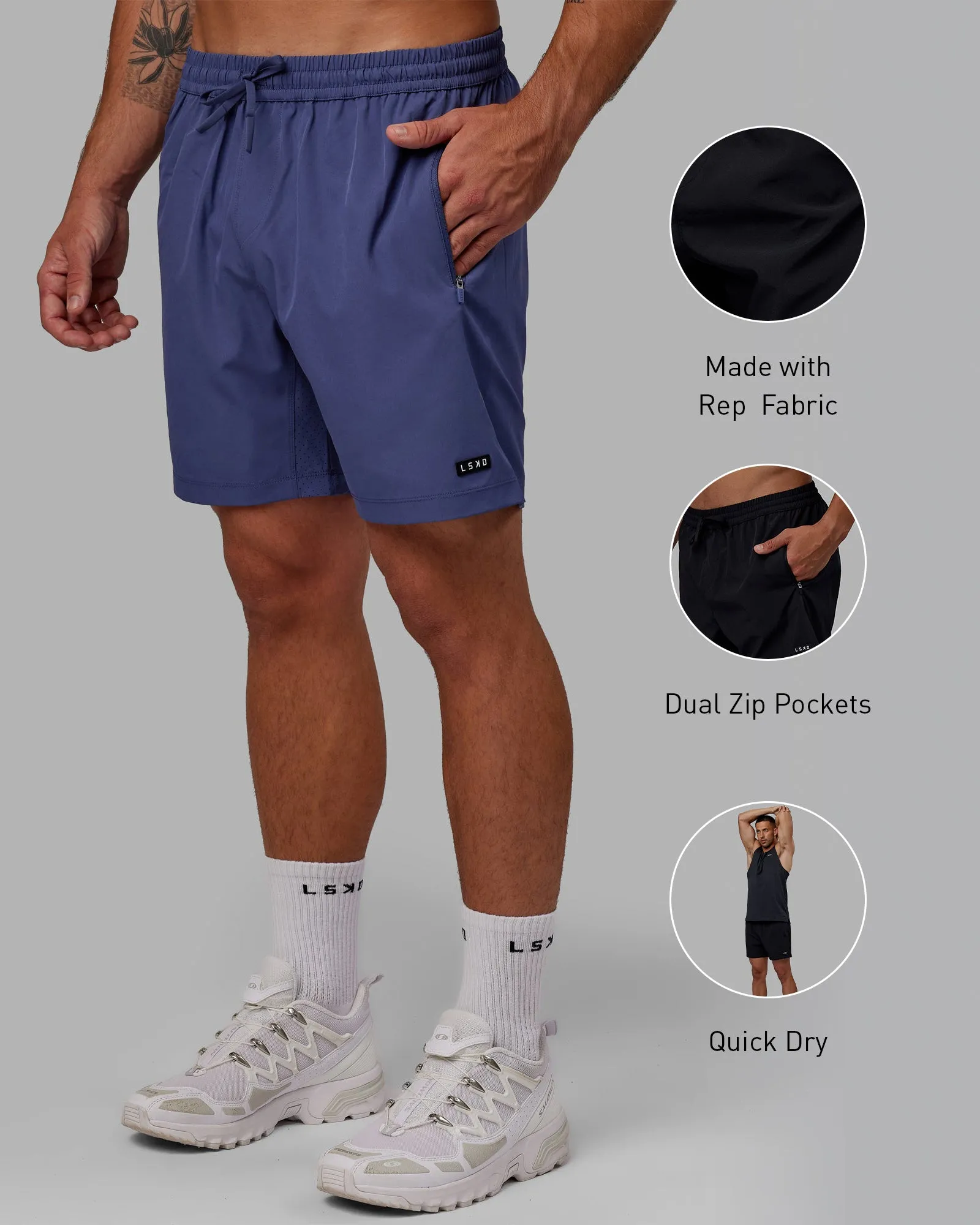 Rep 7" Performance Shorts - Future Dusk