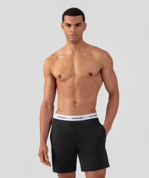 RON DORFF Lounge Shorts: Black