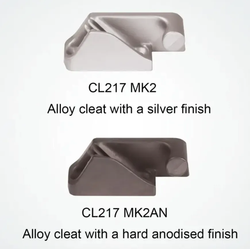 Ronstan Clamcleat Side Entry MK2 (Starboard) Silver C217MK2