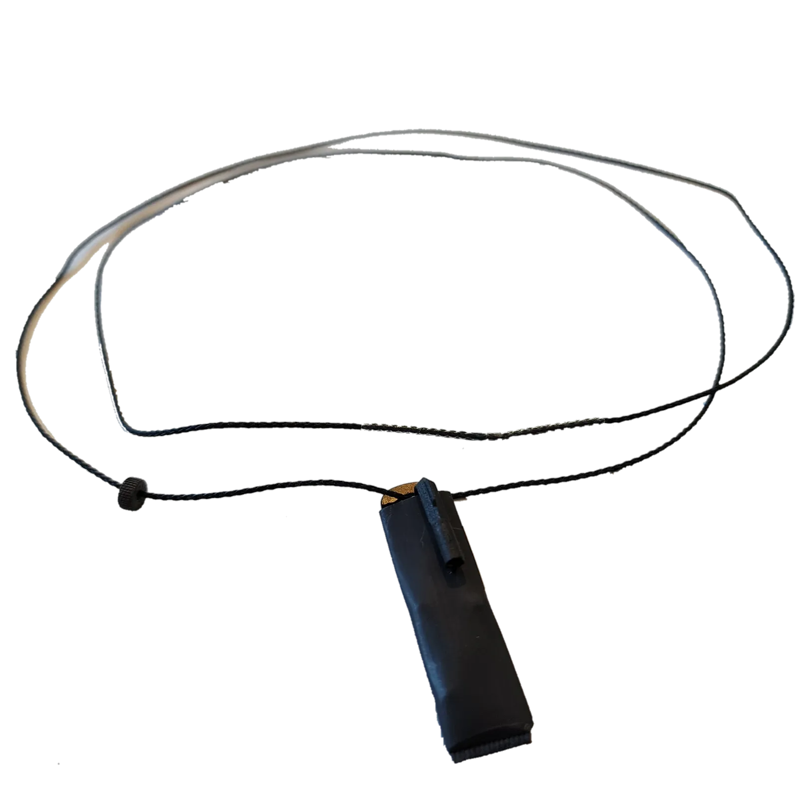 SERE Lanyard: Escape Implements and EDC Tools secured around a kevlar friction saw necklace.