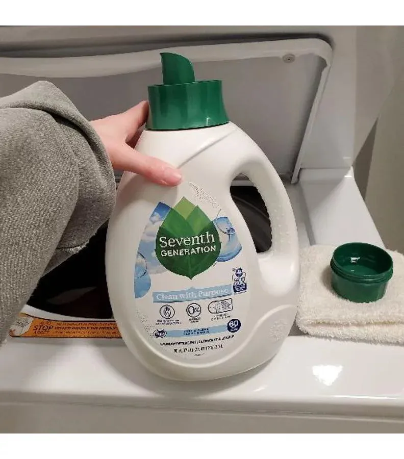 Seventh Generation Biodegradable Free & Clear Liquid Laundry Detergent – 90-oz.