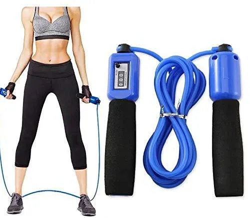 Skipping Rope with Foam Grip and Numerical Counter for Men, Women, Weight Loss, Kids, Children, Jumping Rope, Counting Rope