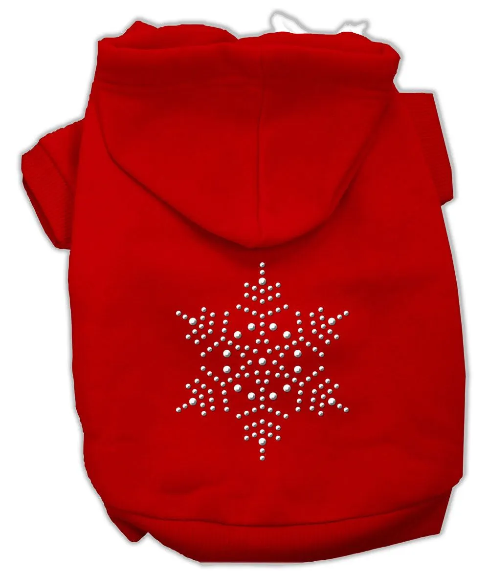 Snowflake Hoodies Red L (14)