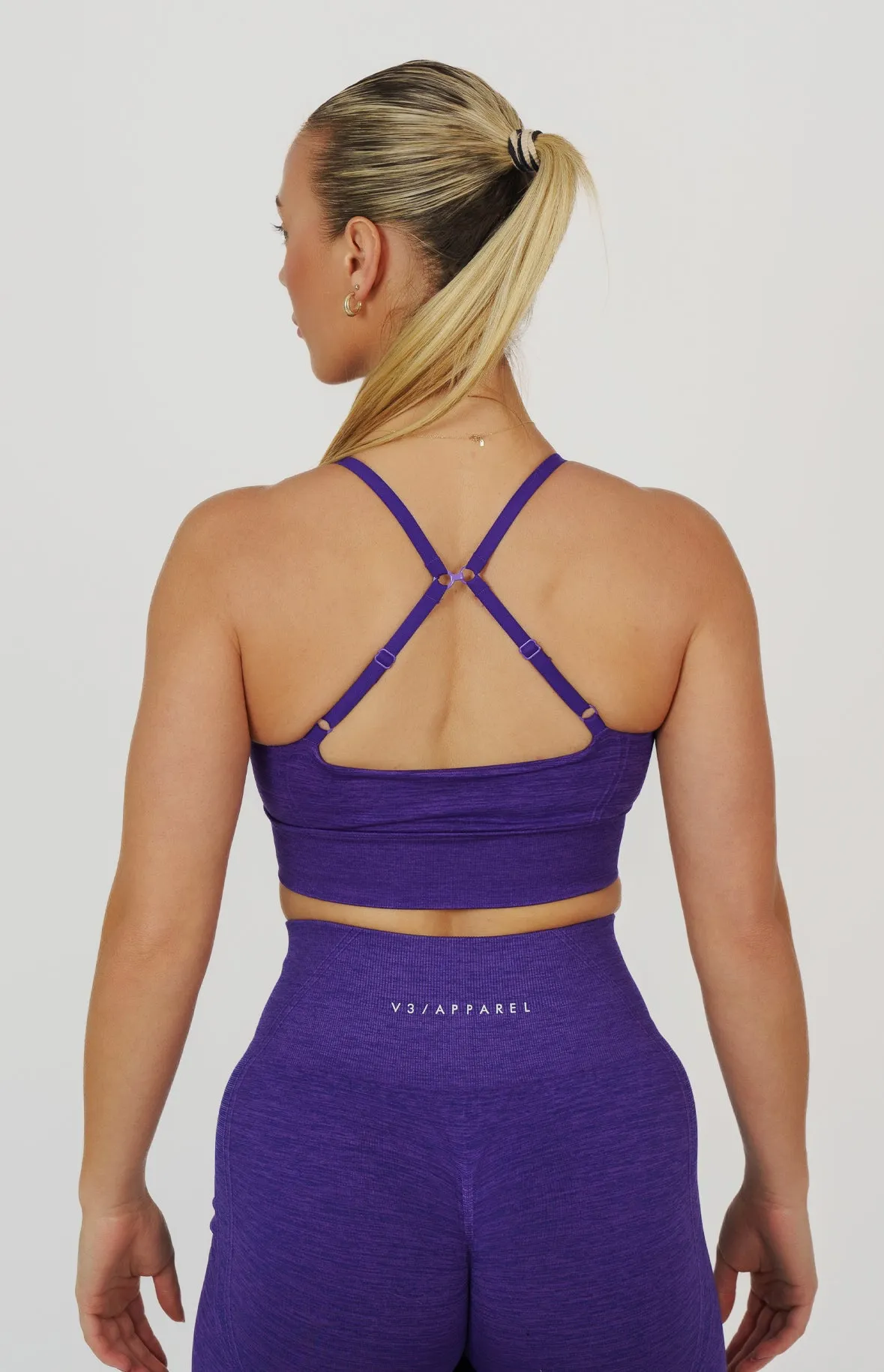 Tempo Seamless Multi-Way Sports Bra - Ultra Violet