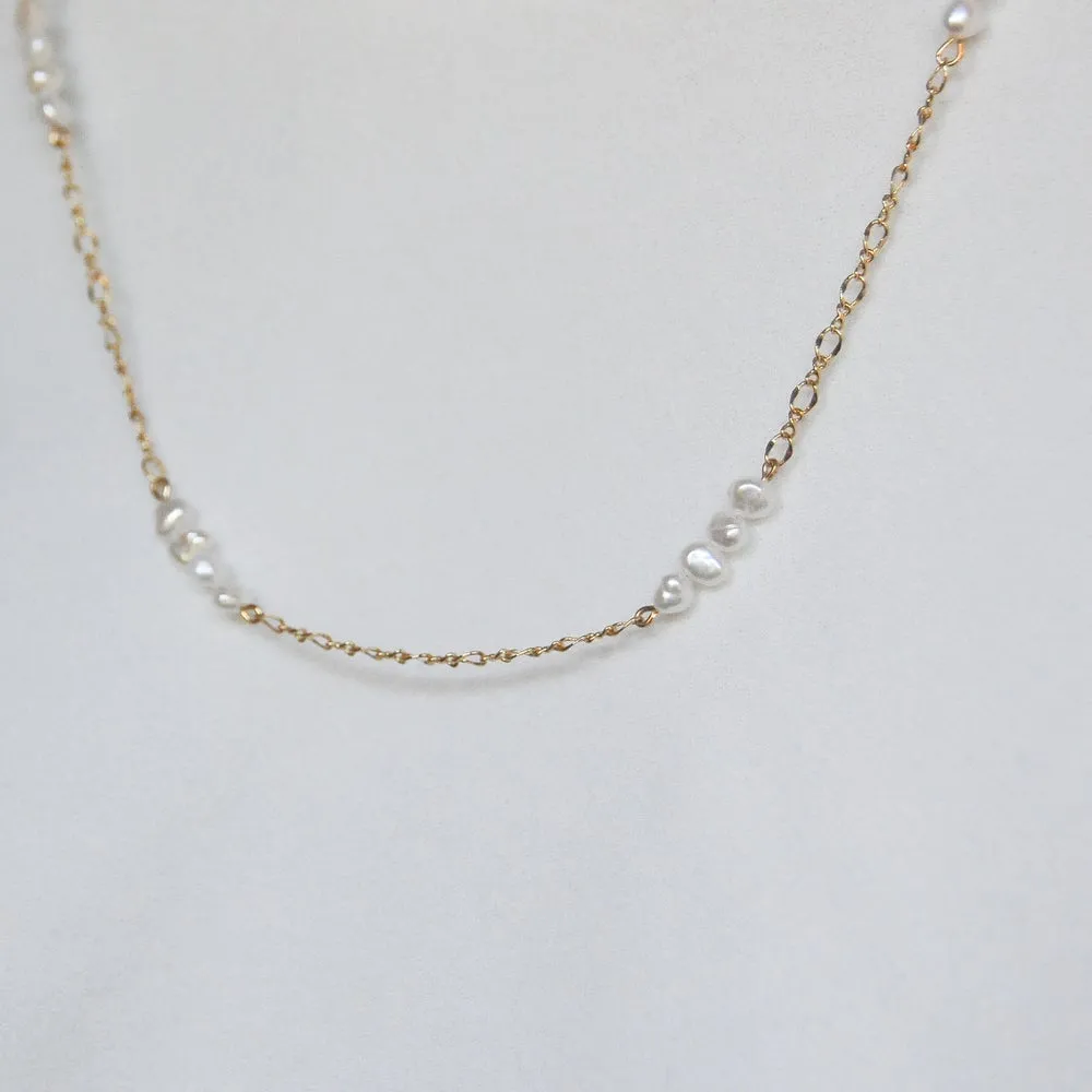 Twisted Pearl Necklace