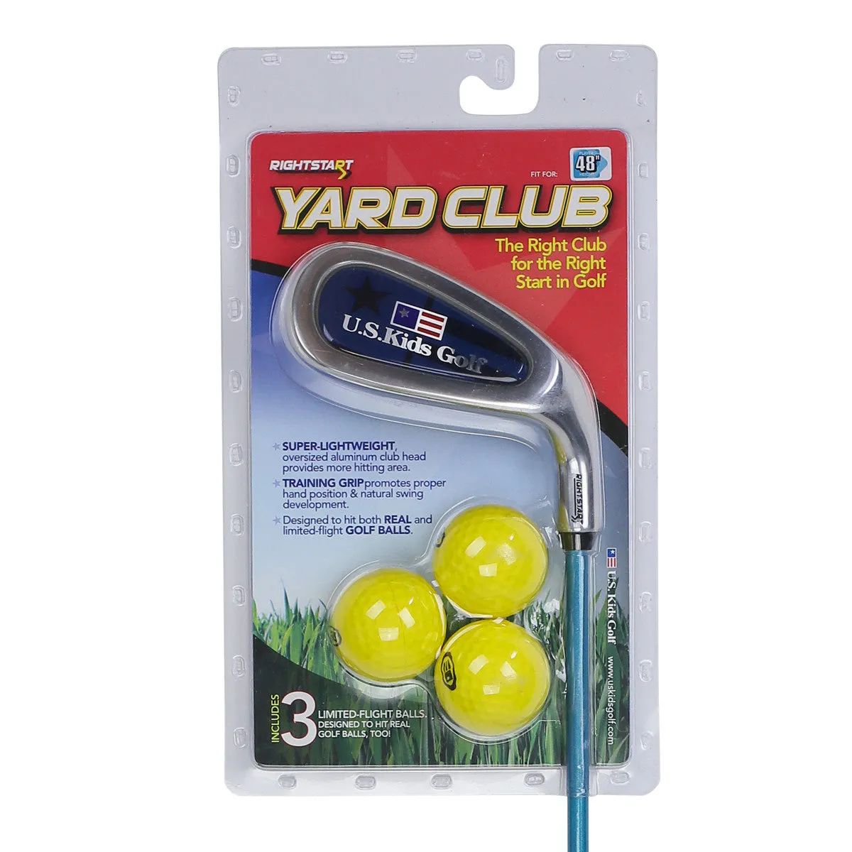 US Kids Right Hand RS48 Training Yard Club with 3 Yard Balls