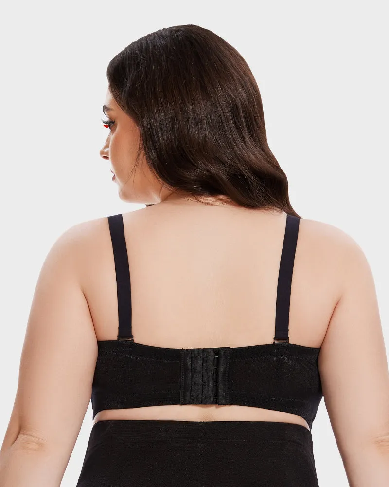 Versatile Molded Cup Underwire Bra with Removable Straps