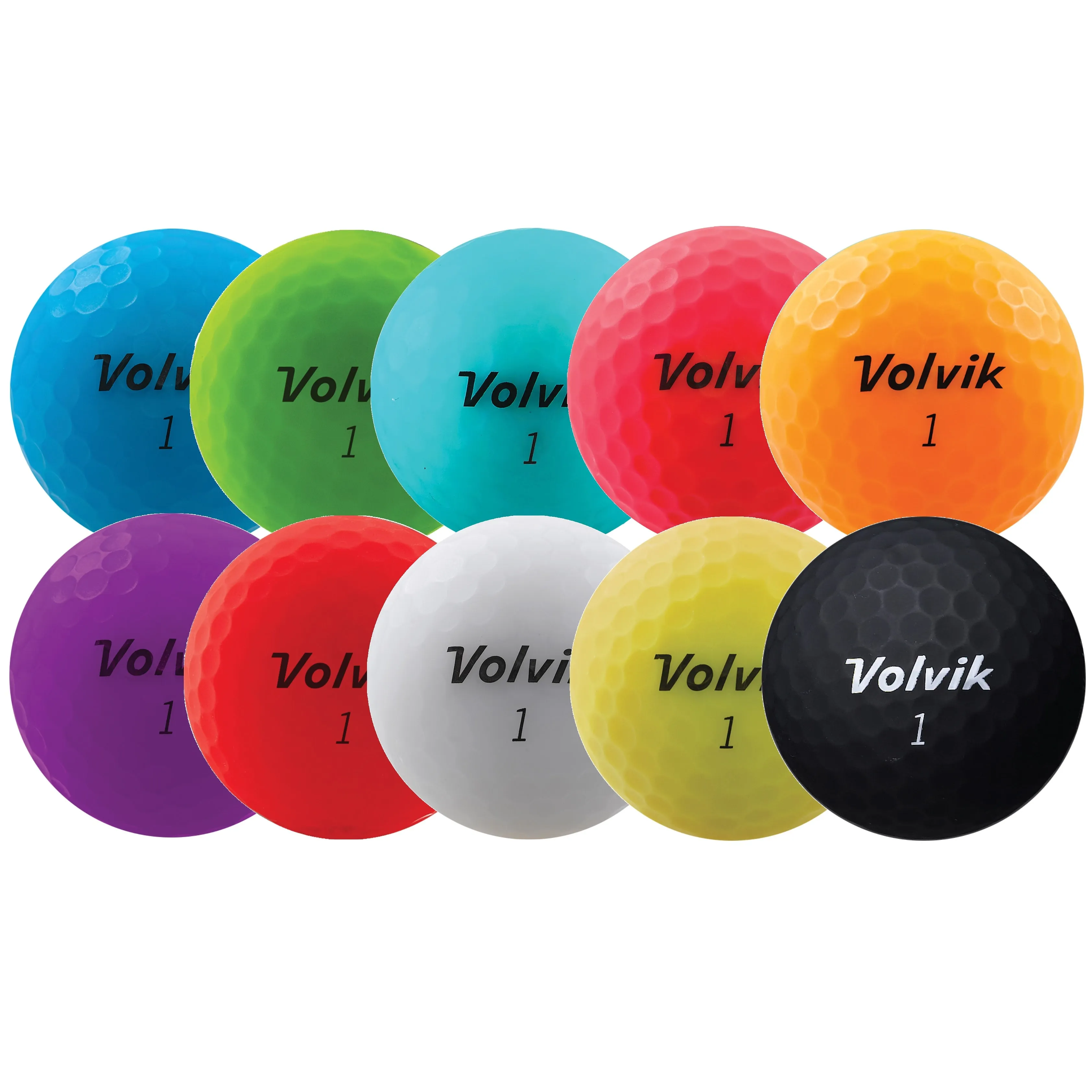 Volvik Vivid Focus Matte Finish Golf Balls