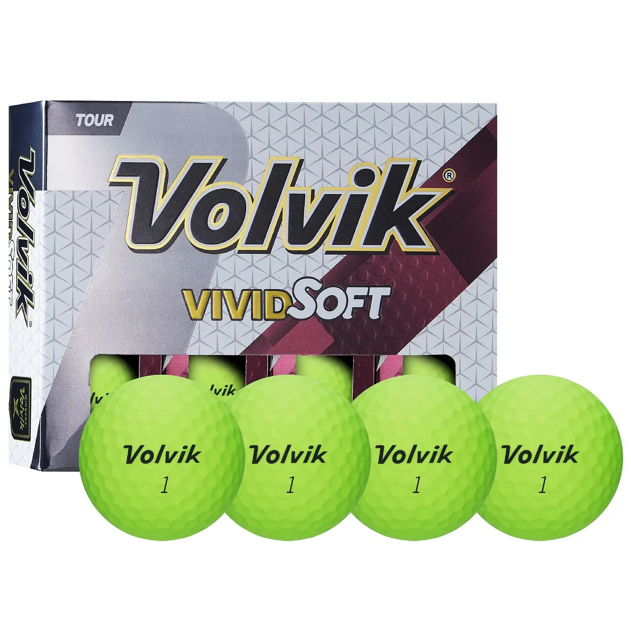 Volvik Vivid Soft Matte Urethane Golf Balls