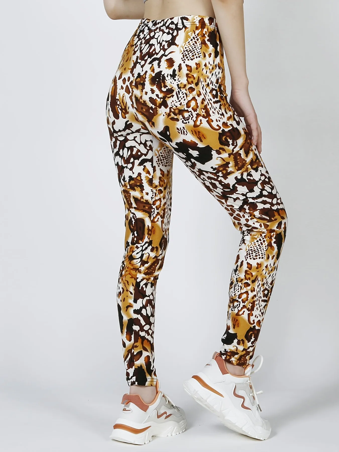 Wildly Chic Leopard Leggings High Waist Slim Fit Ultimate Style