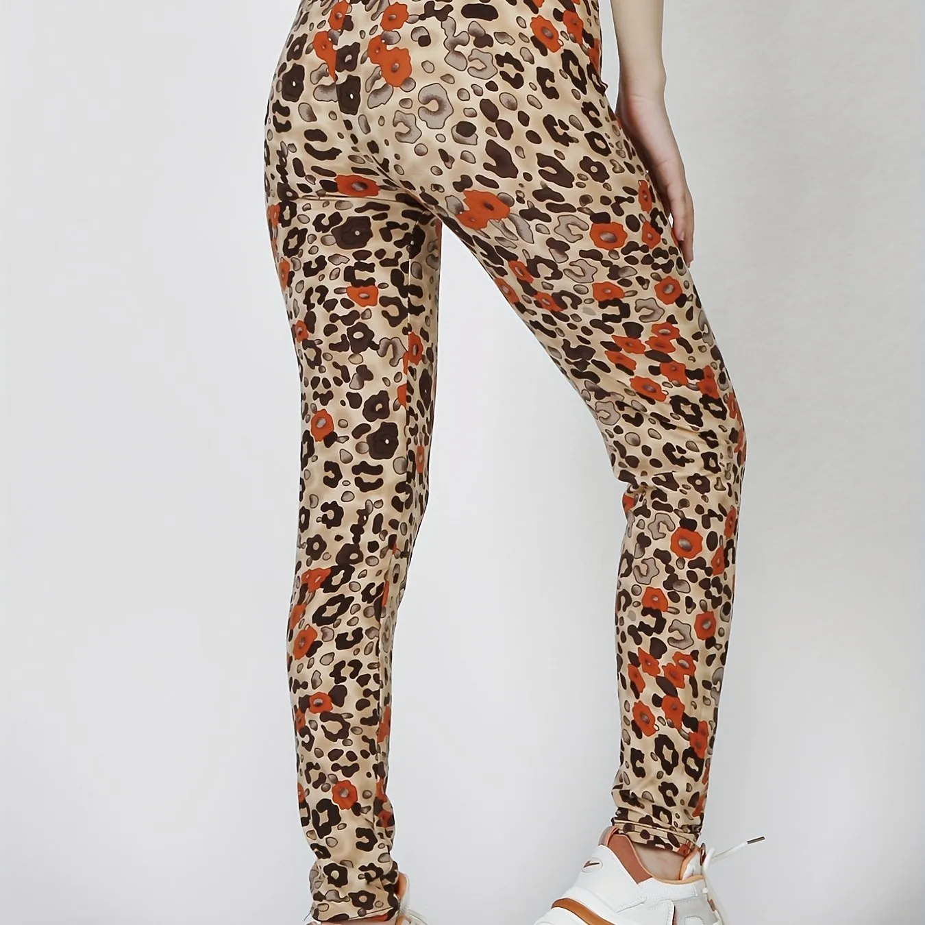 Wildly Chic Leopard Leggings High Waist Slim Fit Ultimate Style