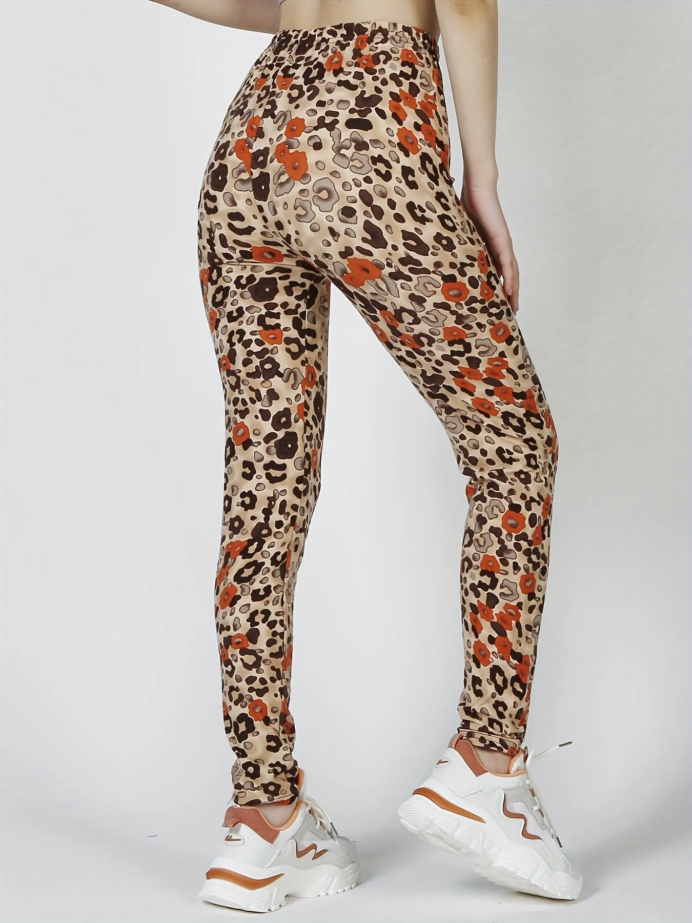 Wildly Chic Leopard Leggings High Waist Slim Fit Ultimate Style