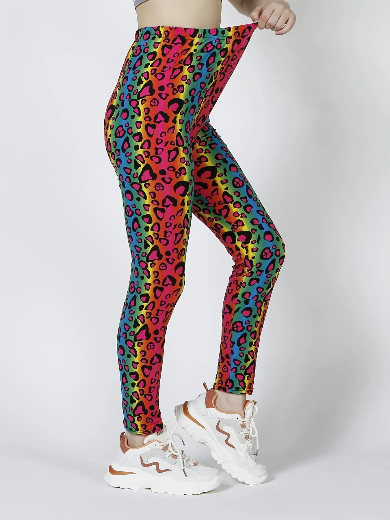 Wildly Chic Leopard Leggings High Waist Slim Fit Ultimate Style