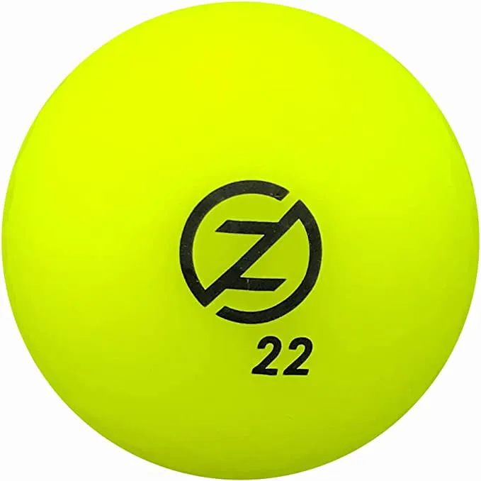 Zero Friction Spectra Golf Balls, Neon Yellow, 12 Pack